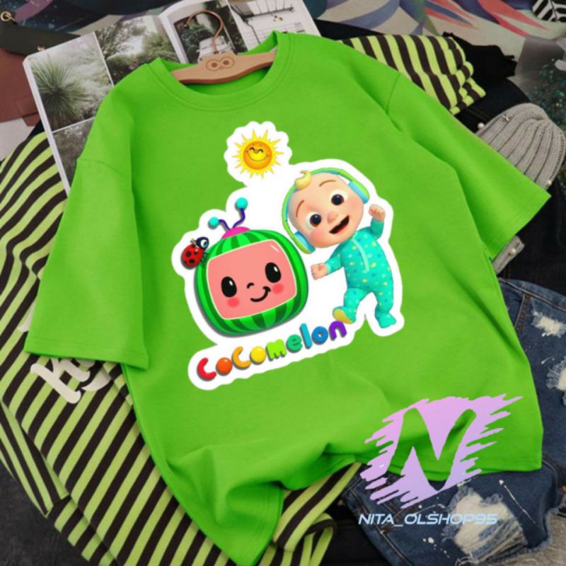 kaos anak baby cocomelon baju kartun