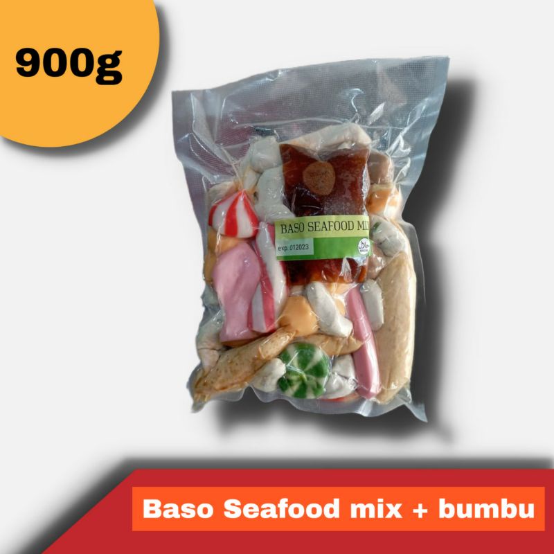 

baso seafood mix + bumbu