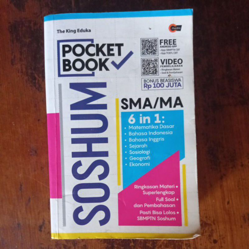 PRELOVED POCKET BOOK SOSHUM SMA/MA