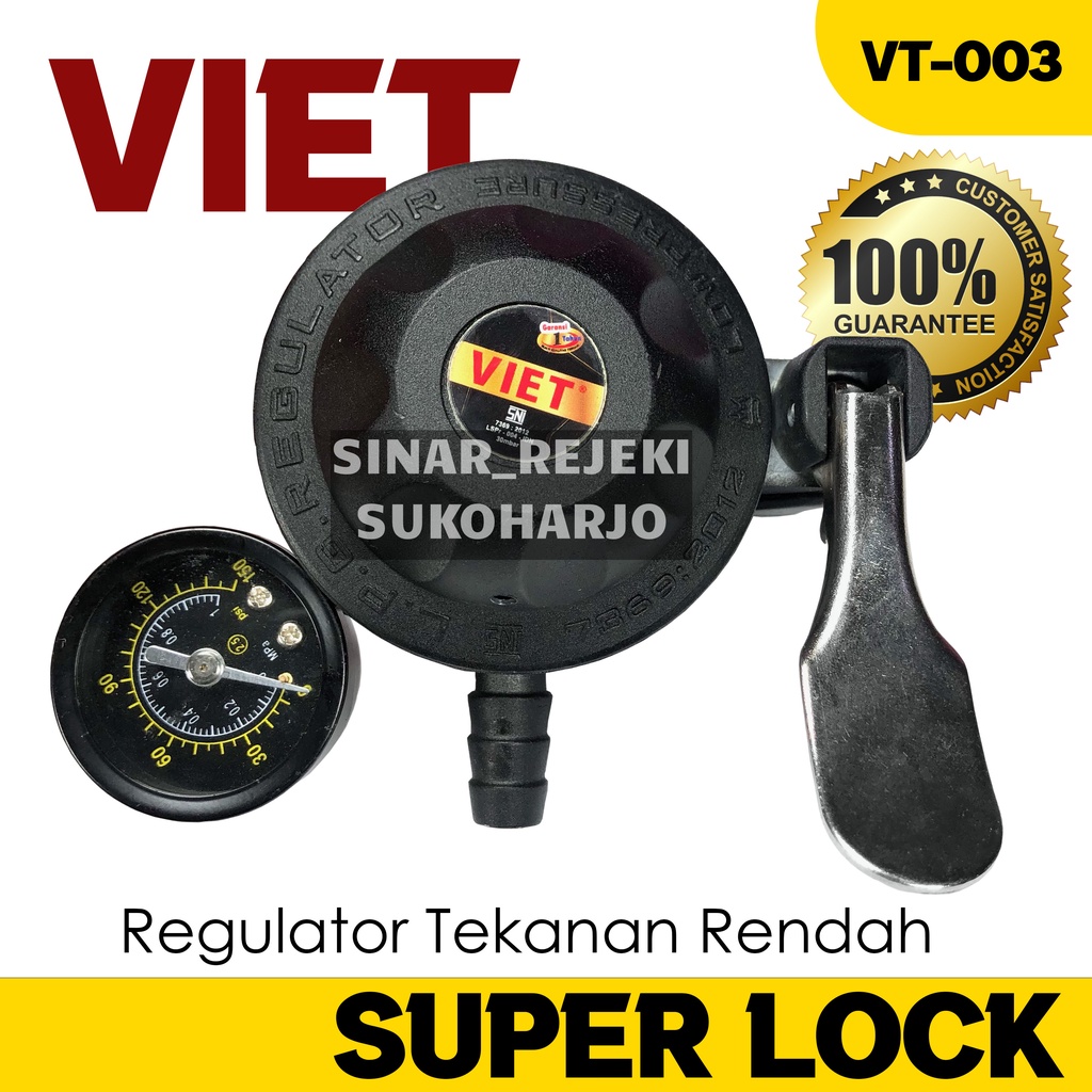 SUPERLOCK Regulator Gas Superlock VIET VT-003 Kepala Gas Superlock Super Lock