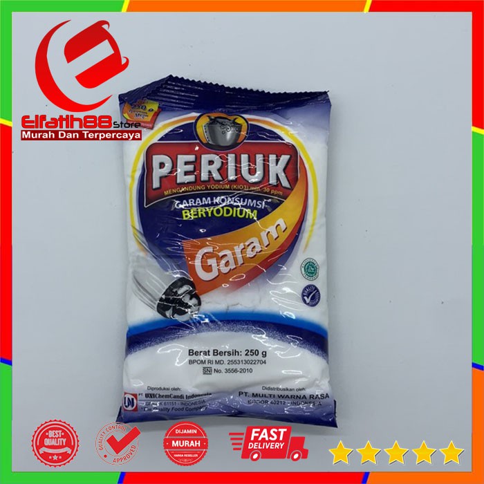 

Garam Dapur Cap Periuk 250 gr - Garam Beryodium
