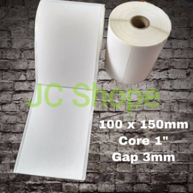 

Label Stiker Barcode Bahan Direct Thermal uk 10x15cm