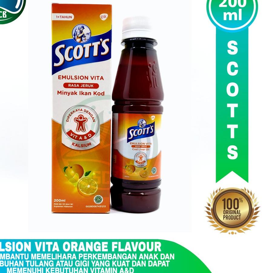 Minyak Ikan Kod Scott's Emulsion