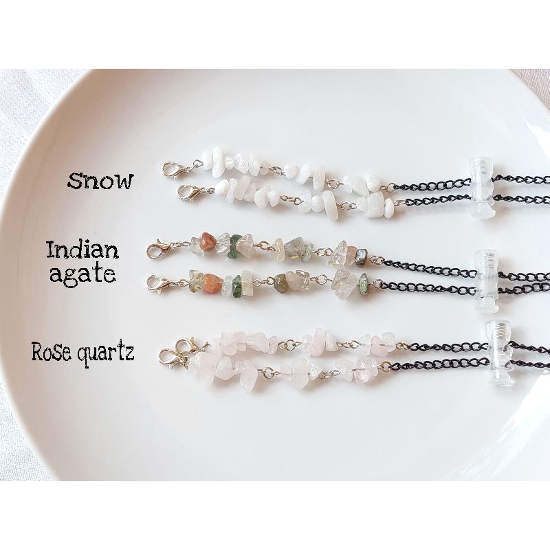 Masker strap 2in1 batu pecah