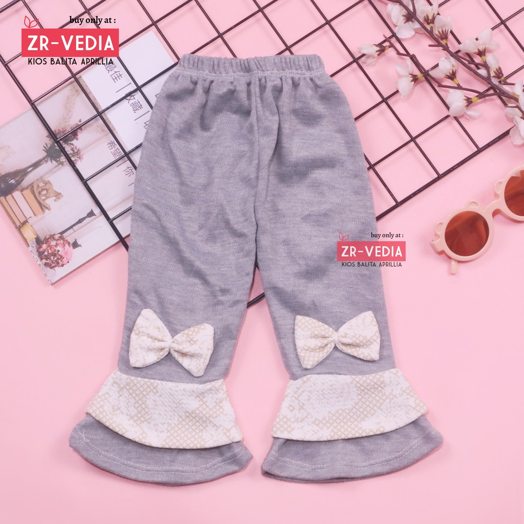 Nastusha Pants uk 1-4 Tahun / Celana Trumpet Polos Bawahan Anak Perempuan  Murah Legging Cutbray