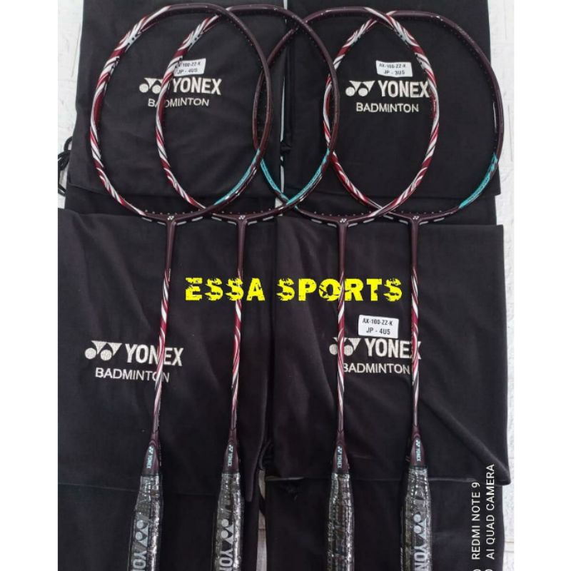 RAKET YONEX ASTROX 100ZZ 100 ZZ KURENAI JP CODE FREE SENAR GRIP DAN ONGKOS PASANG