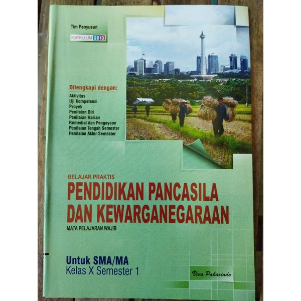 Lks Pendidikan Pancasila Dan Kewarganegaraan Pkn Sma Ma Kelas 10 Semester 1 I Viva Pakarindo Shopee Indonesia