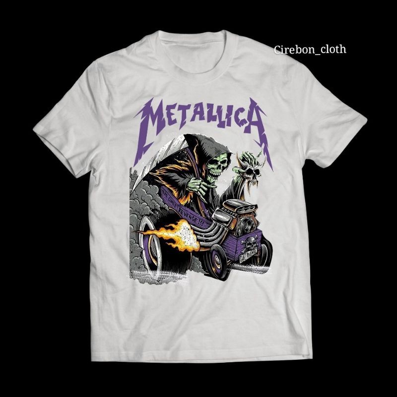 KAOS BAND METALLICA WHERE COMES REVENGE | CIREBON CLOTH