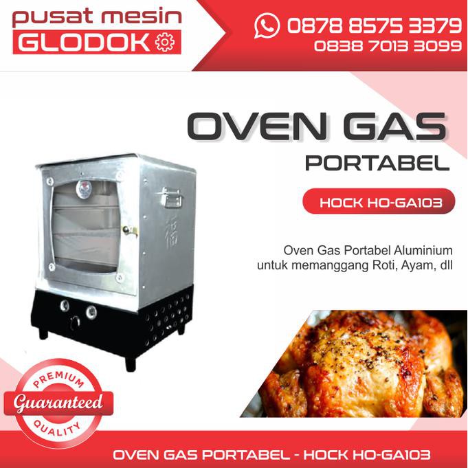 HOCK OVEN GAS PORTABLE / OVEN HOCK HO-GA103 (ALUMINIUM) | Elektronik | Elektronik Dapur | Oven