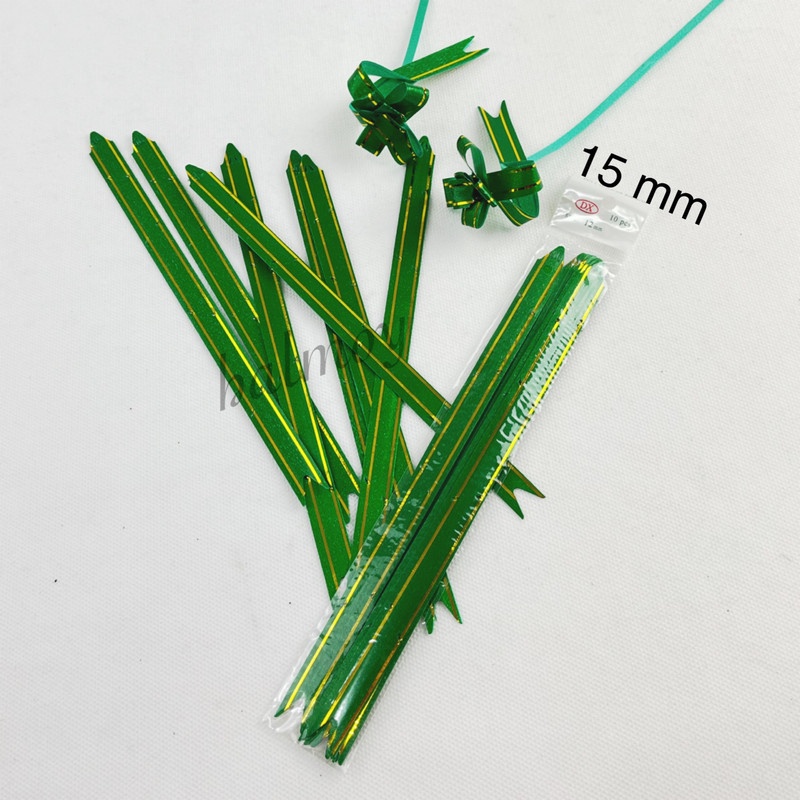 

PITA TARIK / SERUT LIST MAS 15 MM WARNA HIJAU