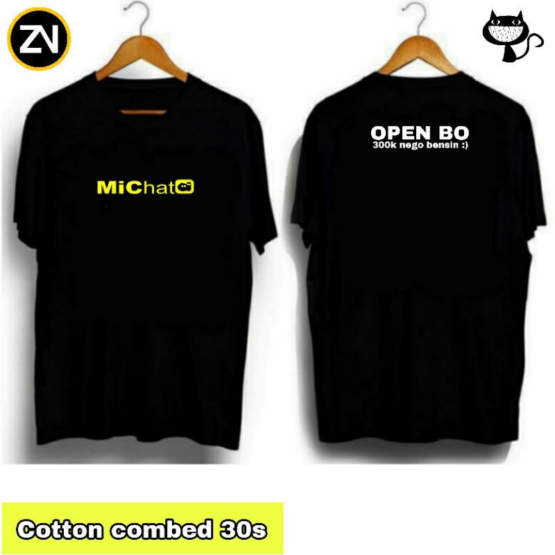 KAOS MICHAT TERBARU MICHAT OPEN BO 300K