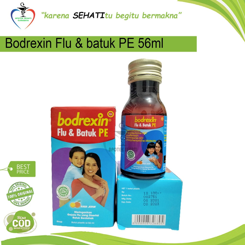 Bodrexsin Flu Dan Batuk Sirup Rasa Jeruk 56ml