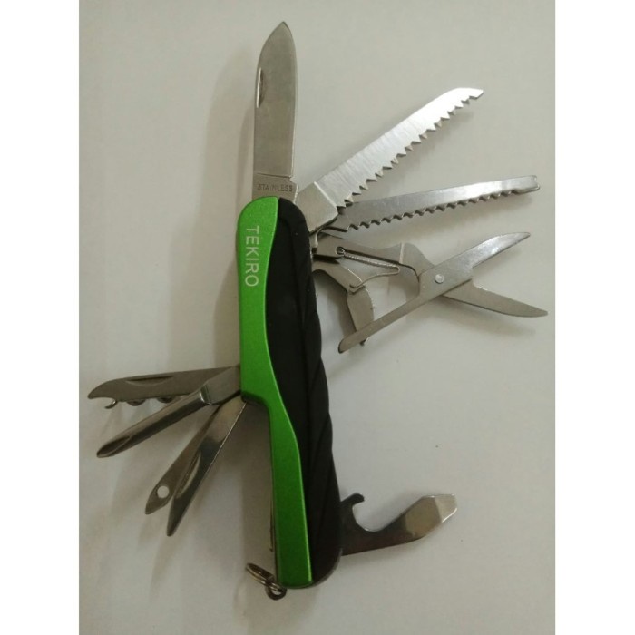 

UKIR-ALAT- TEKIRO PISAU LIPAT 15IN1 PISAU SAKU MULTIFUNGSI TEKIRO LIPAT ORIGINAL -ALAT-UKIR.