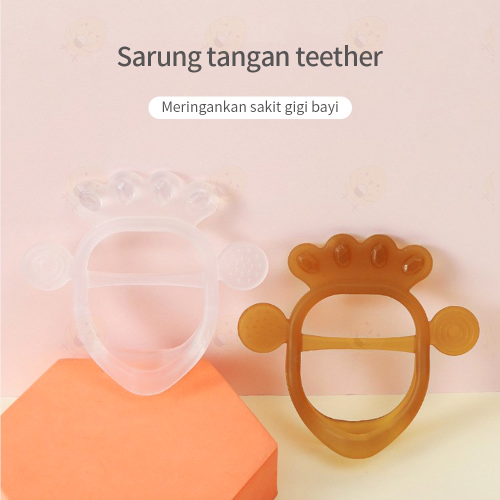 Mainan teether bayi bentuk gelang Gigitan bayi  bahan silikon BPA free