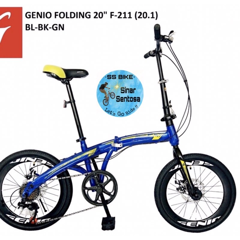 Sepeda Lipat Genio by United f211 20"