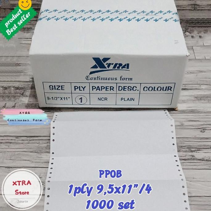 

Kertas PPOB 1ply 9,5x11"/4 letter Star Seller Termurah