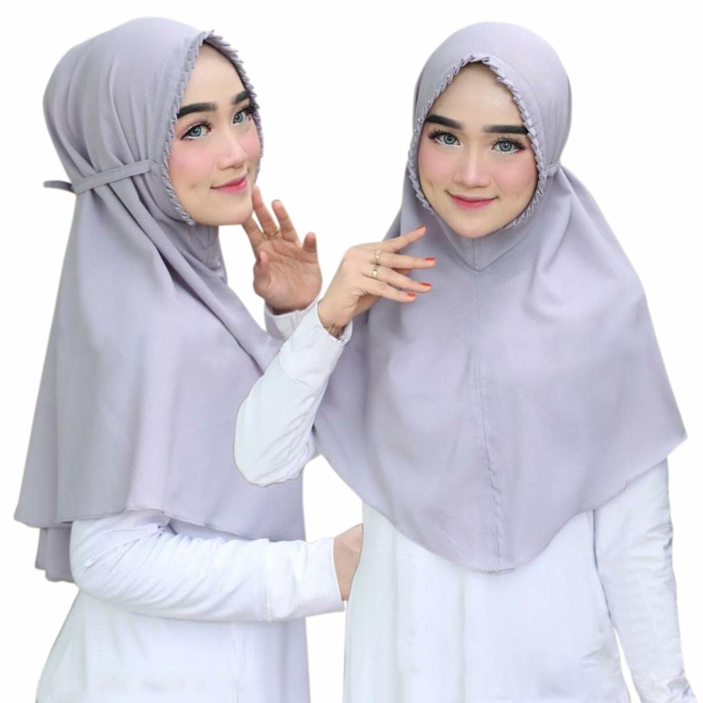 [ MURAH LEBAY ] JILBAB BERGO MARYAM LIPIT DEWASA BAHAN DIAMOND / JILBAB INSTAN TERBARU 2021 / HIJAB 