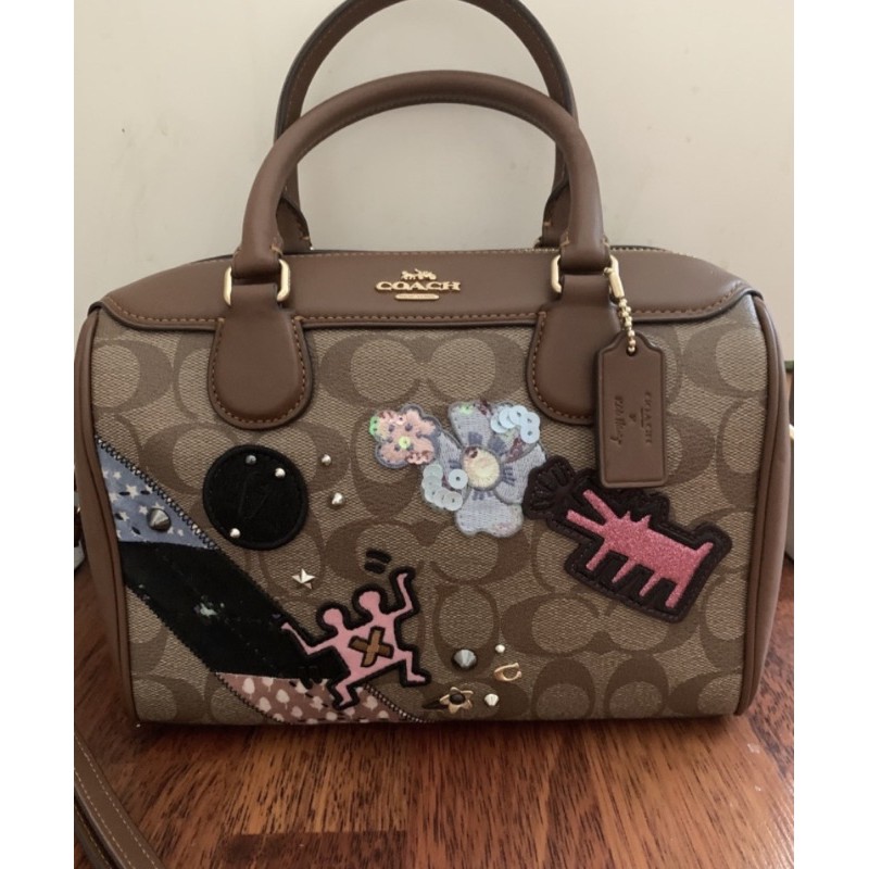 PRELOVED tas coach bag coach mini bennett bennet keith haring