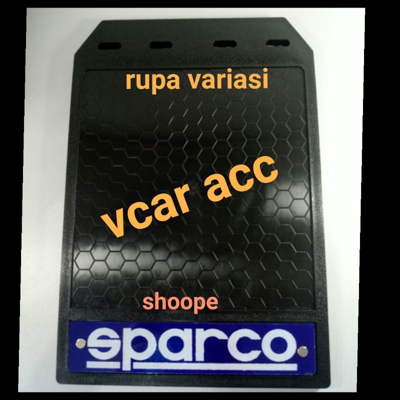 karpet lumpur mudguard roda mobil jeep sedan truk truck mpv suv bus universal lentur logo trd mugen