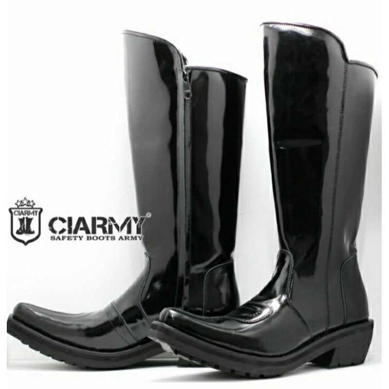 [COD] Sepatu Tunggang Polantas Ciarmy C011AS Sepatu Patwal Sepatu Dishub Sepatu Lantas