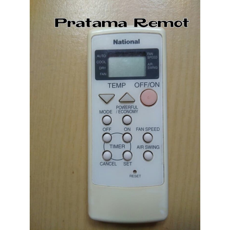 REMOT/REMOTE AC NATIONAL ORI/ORIGINAL A75C2347 FREE BATERAI