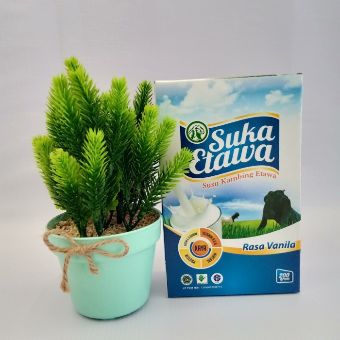 

Susu Kambing Etawa "SUKA ETAWA" Rasa VANILA 200 GR