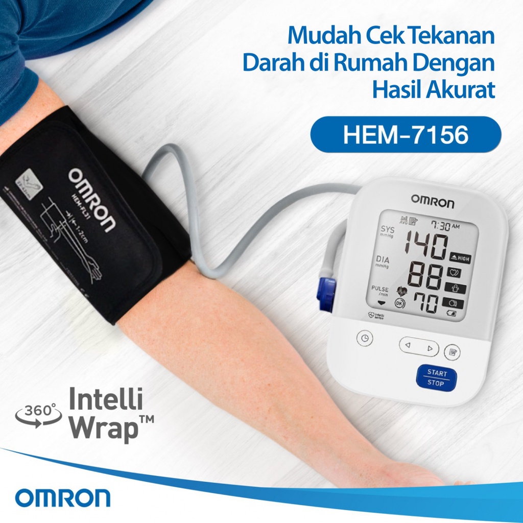 Tensimeter Digital Lengan Deluxe Omron HEM-7156 / HEM7156 / HEM 7156 - Alat Ukur Tekanan Darah