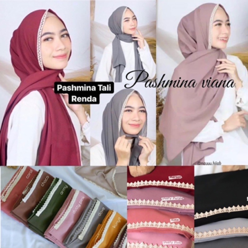 (170 cm x 75 cm)PASHMINA RENDA TALI/pashtan viana