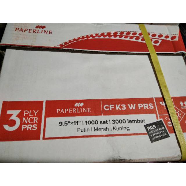 

Continuous Form Paper line 9½x11 K-3 bagi 2