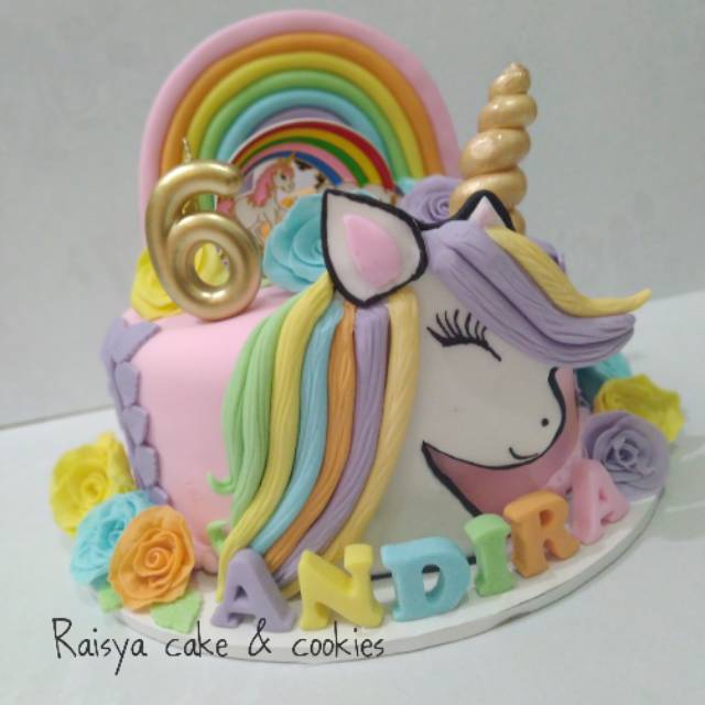 

Kue ulang tahun unicorn full fondnt