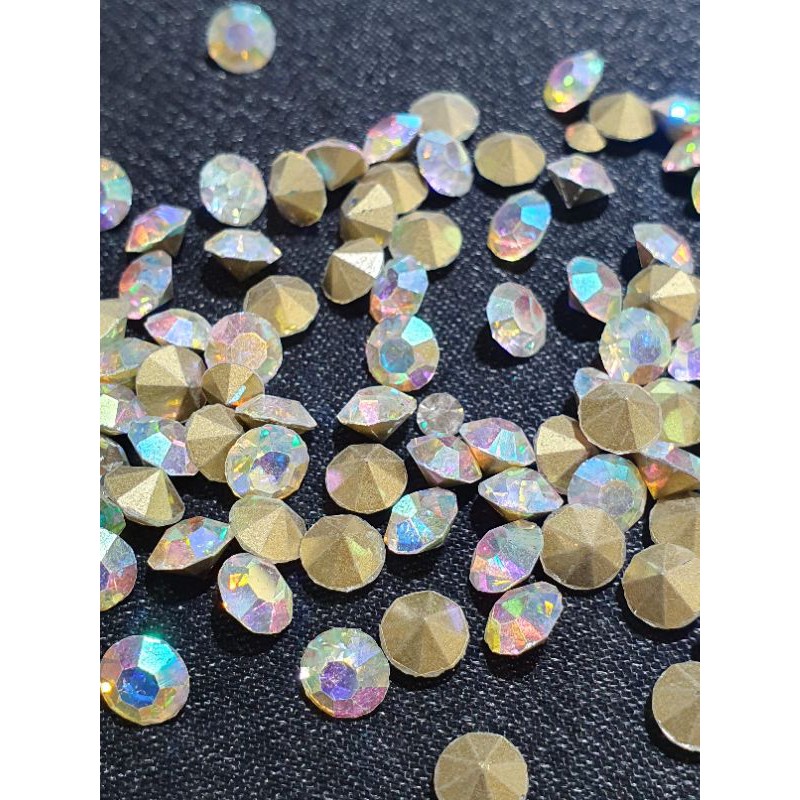 Permata Tempel SS 20 AB Crystal Rhinestone 1 pak isi 10 gross