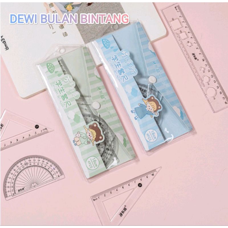 

PROMO PENGGARIS PLASTIK 1 SET 4 BENTUK / PENGGARIS 1 SET