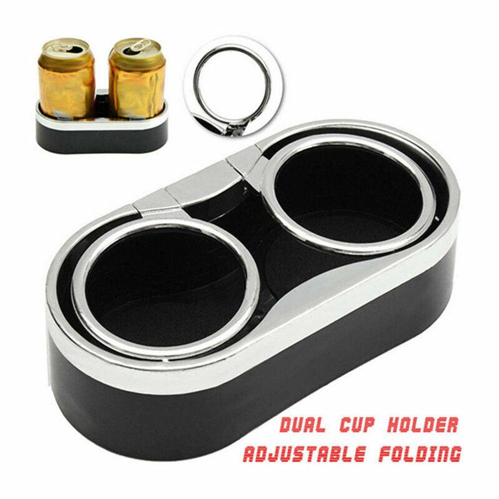 Populer Tempat Penyimpanan Van Mobil Portabel Travel Dual-Hole Storage Box Tempat Botol Minum