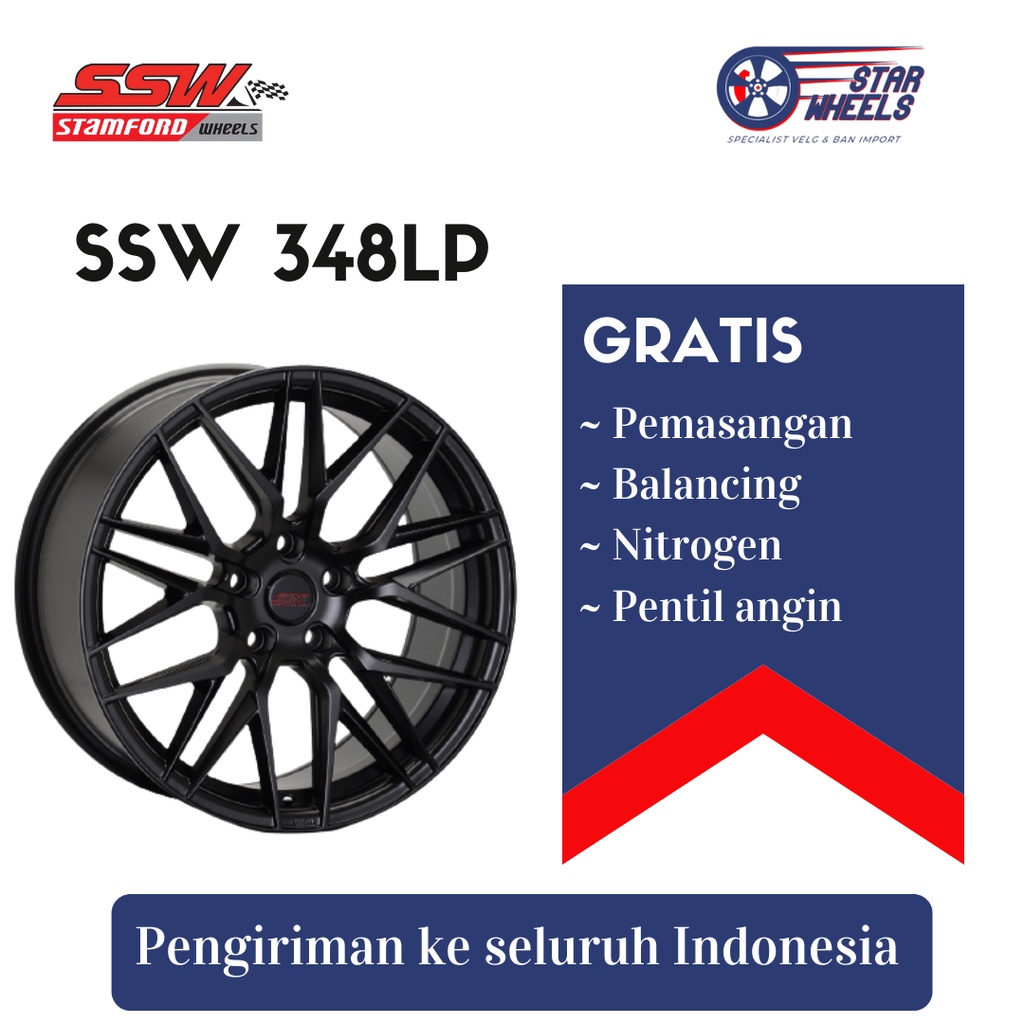 Velg Mobil SSW S348LP R19 x8,5 5x114,4 +35, R19x9,5 5x114,3 +35