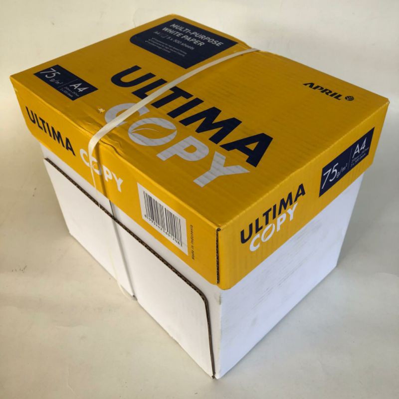 

kertas HVS A4 75gr Ultima Copy (1 box = 5 rim)