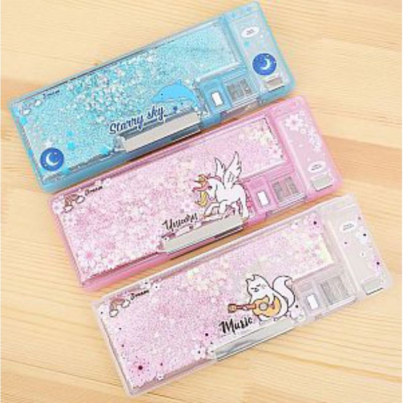 

Tempat Pensil Magnet Anak Perempuan Blue Dolphin Import ATK123