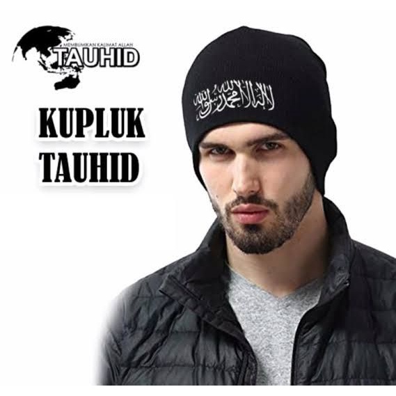 KUPLUK TAUHID kupluk dewasa READY 2 WARNA- kupluk tulisan tauhid - kupluk muslim best quality produc