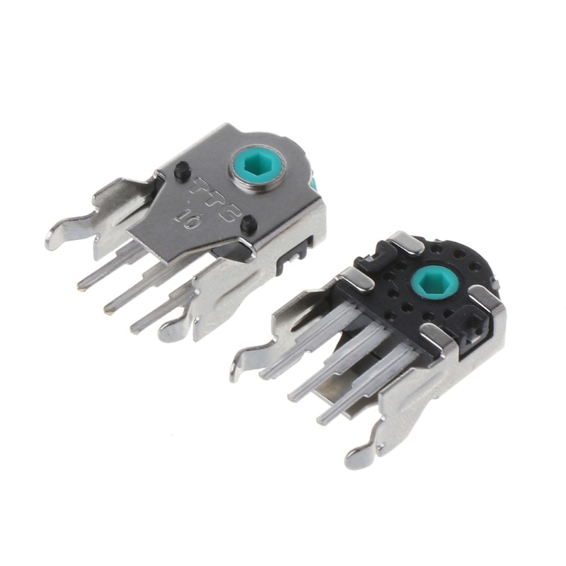 Vivi 2pcs Encoder Mouse Ttc Ukuran 10mm Warna Hijau