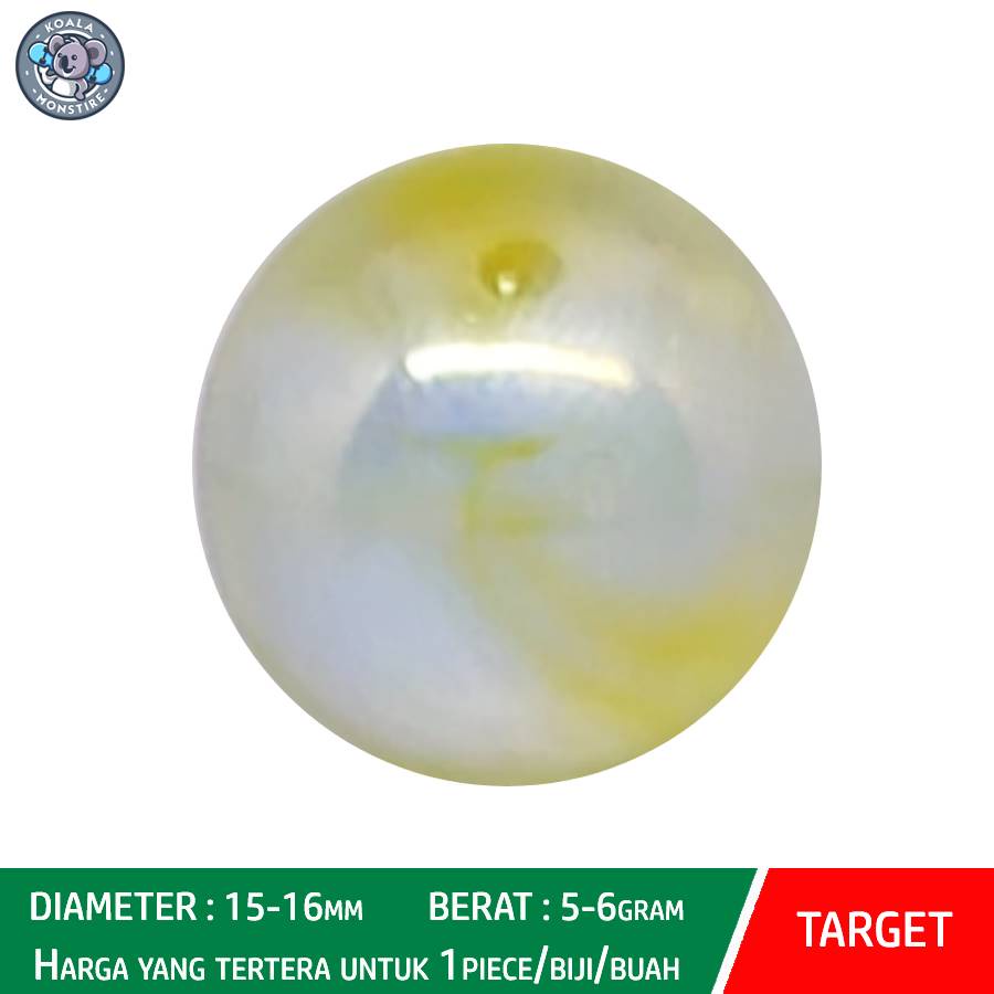 Kelereng Gundu Rainbow Gumball Marble Balap Pelangi