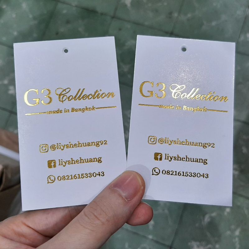 

label pakaian high quality harga per 100pcs