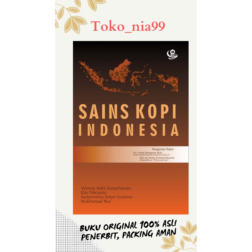 Buku Original Sains Kopi Indonesia ORI UB PRESS