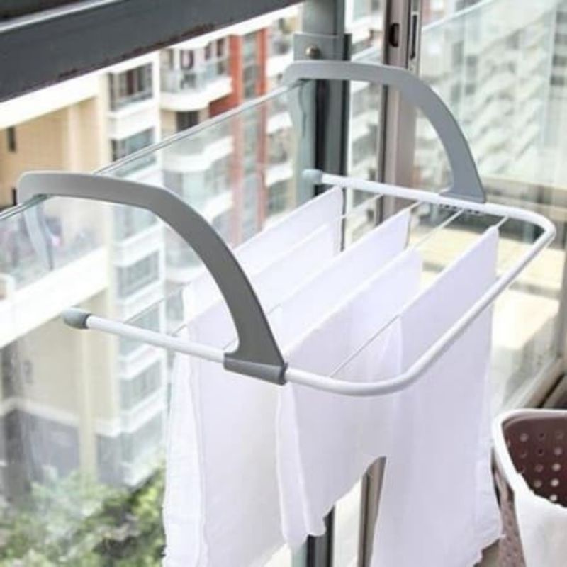 JEMURAN BALKON/HANGER BALKON JEMURAN GANTUNGAN/GANTUNGAN SERBAGUNA JEMURAN BAJU HANDUK HANGER BALKON APARTEMEN/GANTUNGAN SERBAMURAH