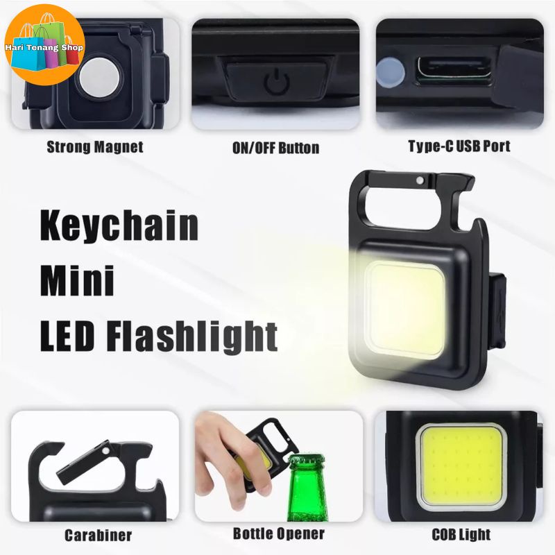 Lampu led multifungsi/senter outdoor/KEYCHAIN LIGHT/gantungan kunci