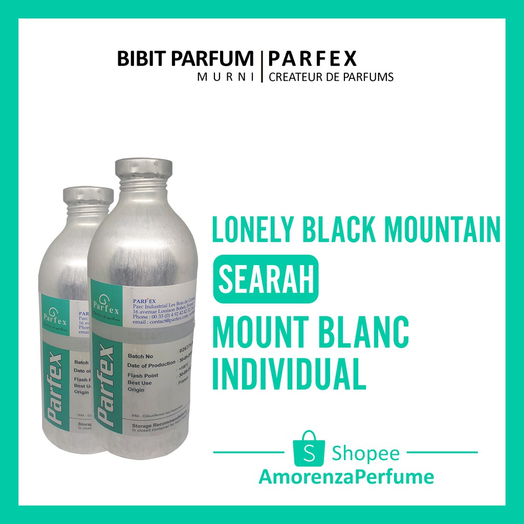 LONELY BLACK MOUNTAIN BIBIT PARFUM PARFEX 1LITTER ORIGINAL 100% TANPA CAMPURAN