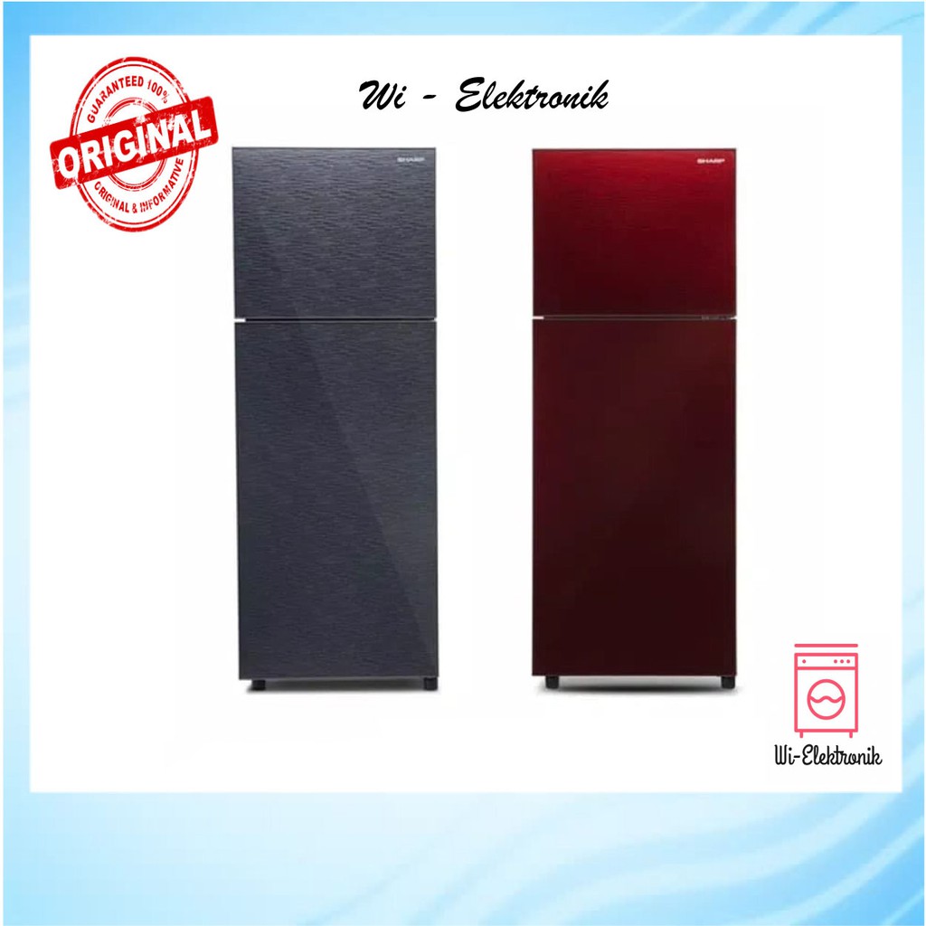 Kulkas Sharp 2 Pintu SJ-246XG / Sharp Kulkas SJ246XG-MR/MS