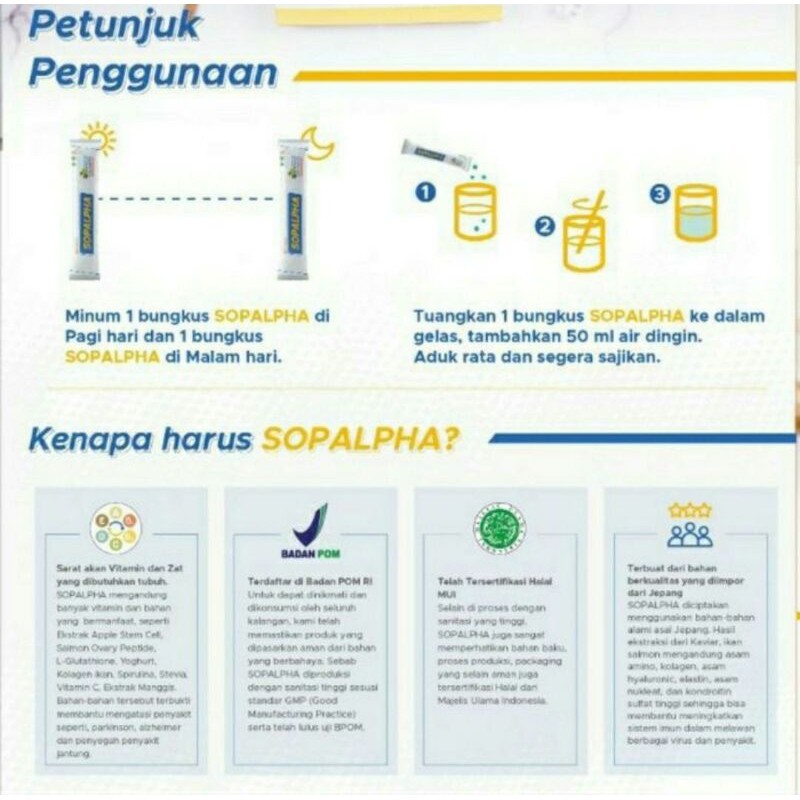 SOPALPHA BIOBOOST 1 BOX ISI 18 SACHET SOP ALPHA ORIGINAL