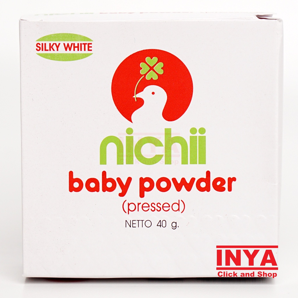 NICHII BABY POWDER PRESSED SILKY WHITE 40gr - Bedak Bayi