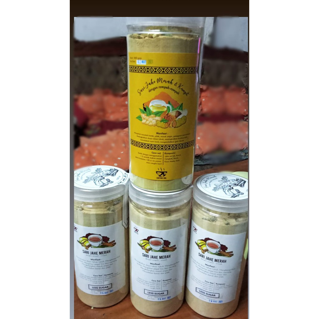 

Sari Jahe Merah dengan Kunyit (Kemasan 1 kg)
