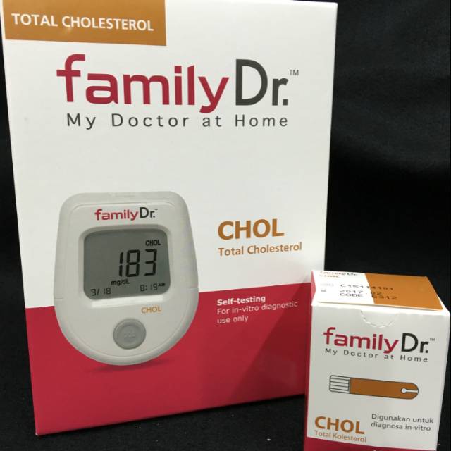 Alat cek total cholesterol family Dr. Choles