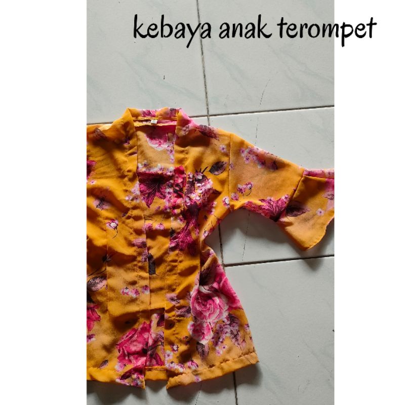 kebaya anak/kebaya sifon/kebaya terompet